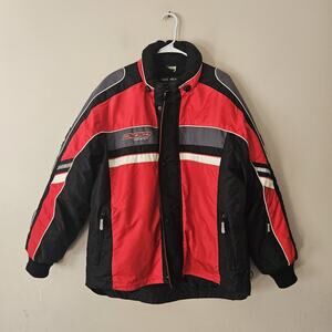 Choko Racing Jacket Red Storm Proof Trail Blazer Snowmobile Coat Medium